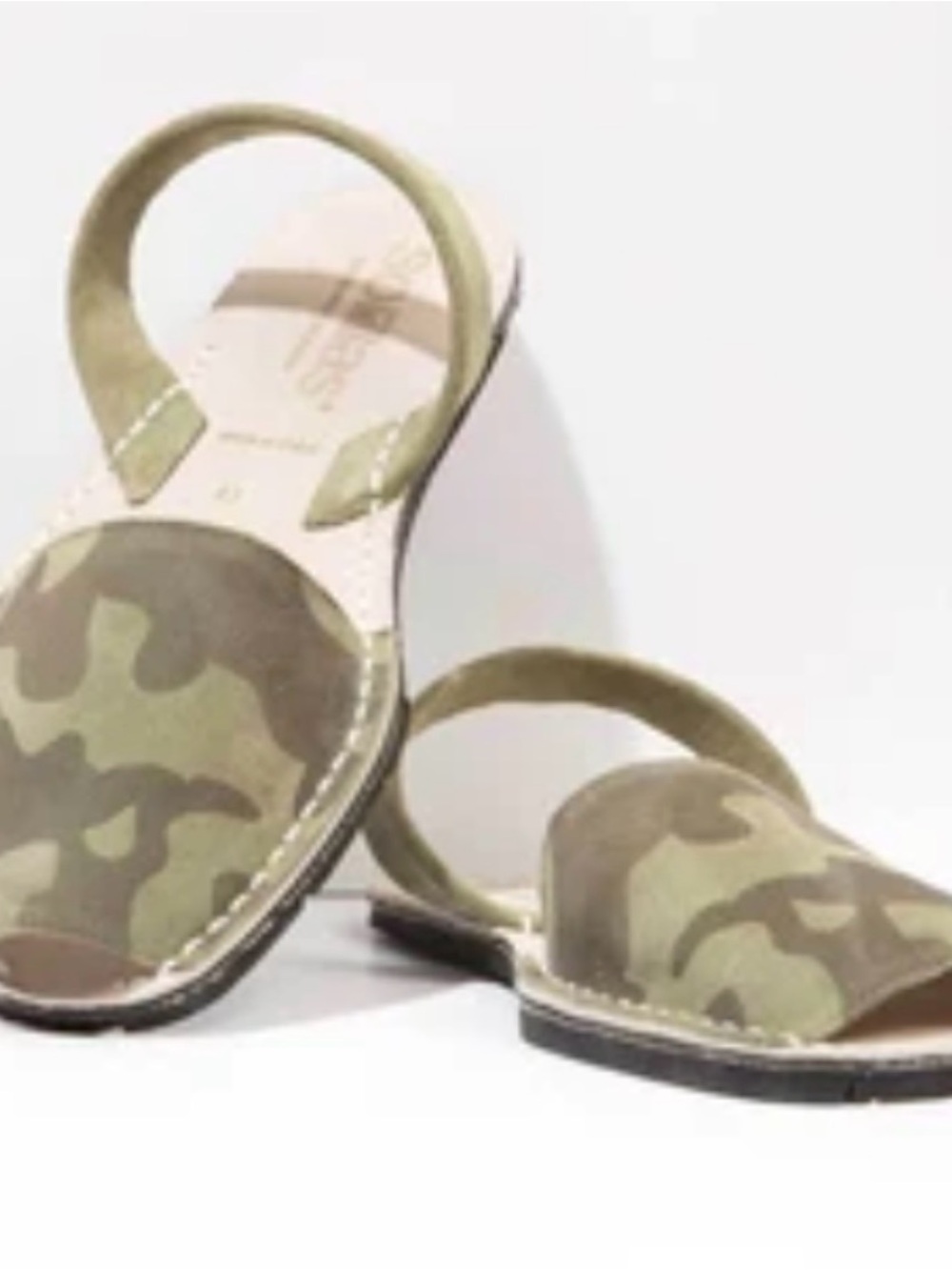 Solillas Men's Camoflague Suede Sandals